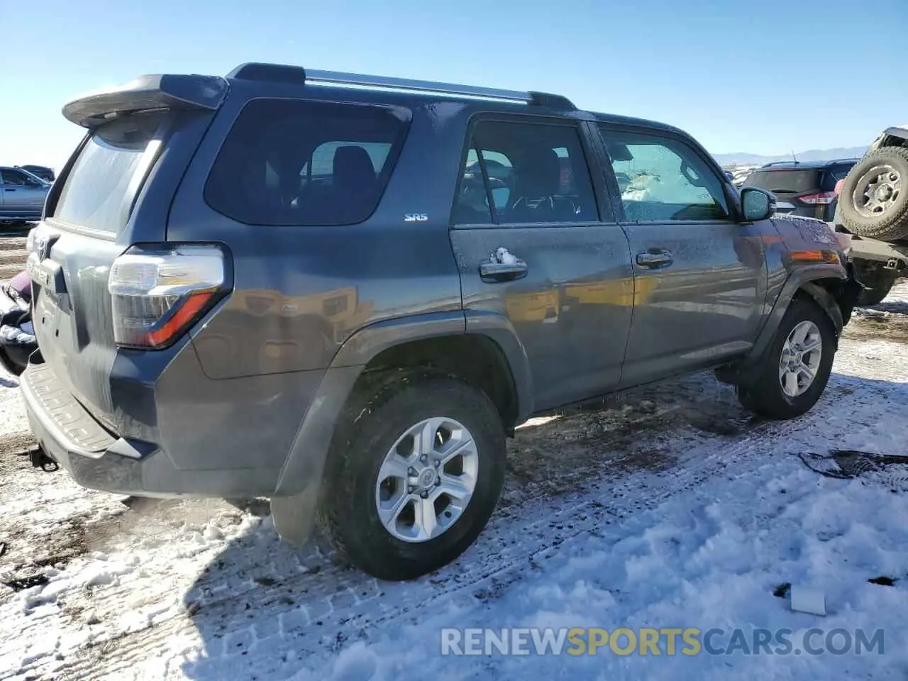 3 fotografías del automóvil dañado JTENU5JR0P6185450 TOYOTA 4RUNNER SE 2023