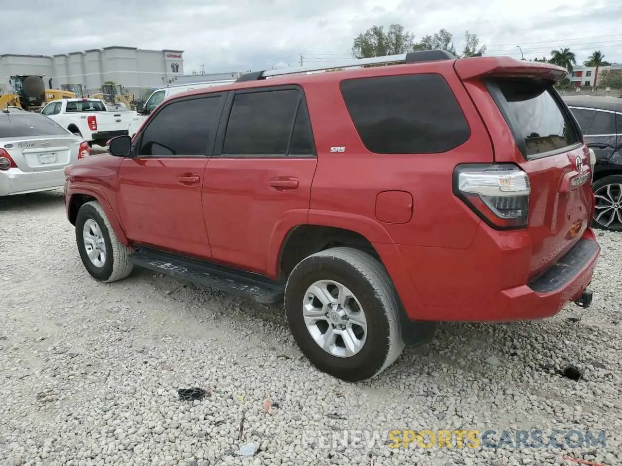 2 fotografías del automóvil dañado JTENU5JR1P6090671 TOYOTA 4RUNNER SE 2023