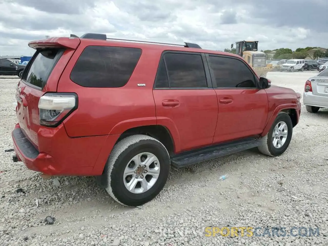 3 fotografías del automóvil dañado JTENU5JR1P6090671 TOYOTA 4RUNNER SE 2023