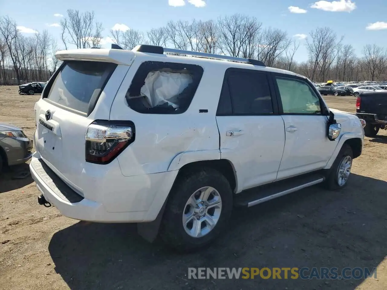 3 fotografías del automóvil dañado JTENU5JR4P6123257 TOYOTA 4RUNNER SE 2023