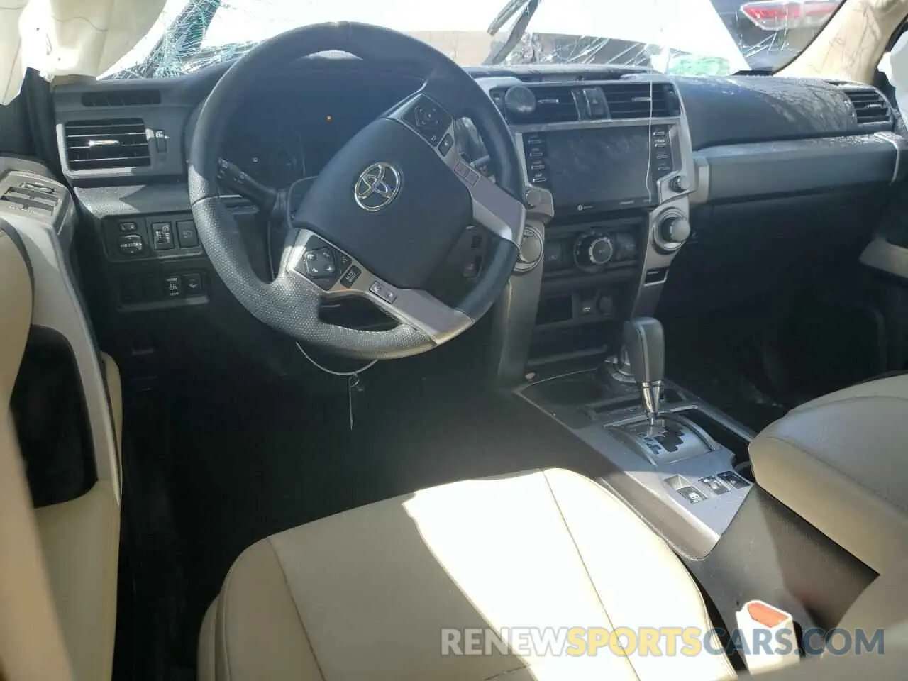 8 fotografías del automóvil dañado JTENU5JR4P6123257 TOYOTA 4RUNNER SE 2023