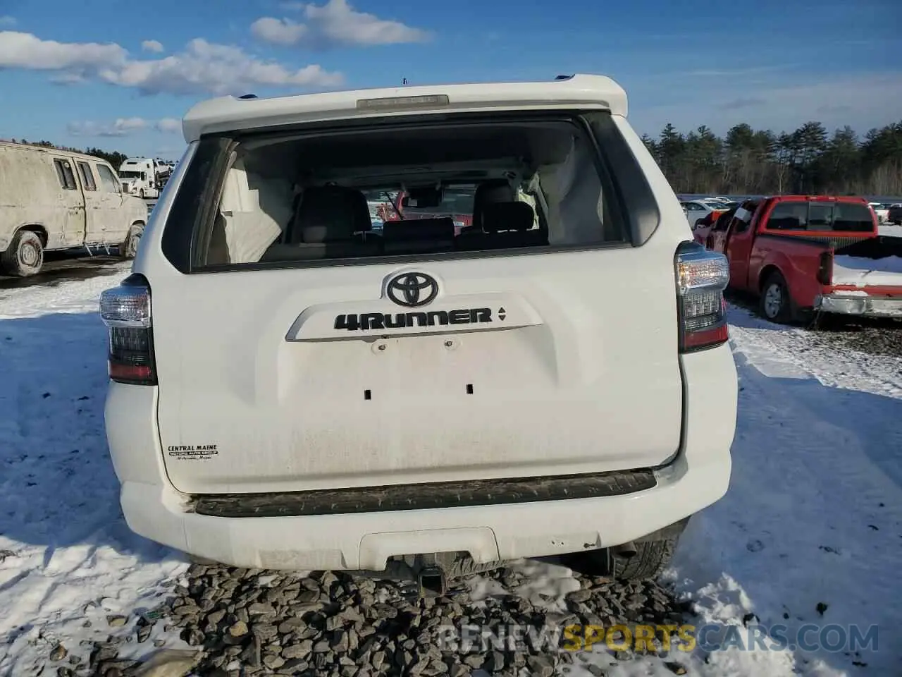 6 fotografías del automóvil dañado JTENU5JR4P6145940 TOYOTA 4RUNNER SE 2023