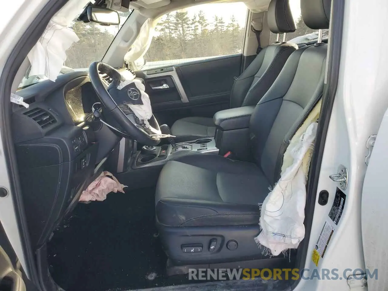 7 fotografías del automóvil dañado JTENU5JR4P6145940 TOYOTA 4RUNNER SE 2023