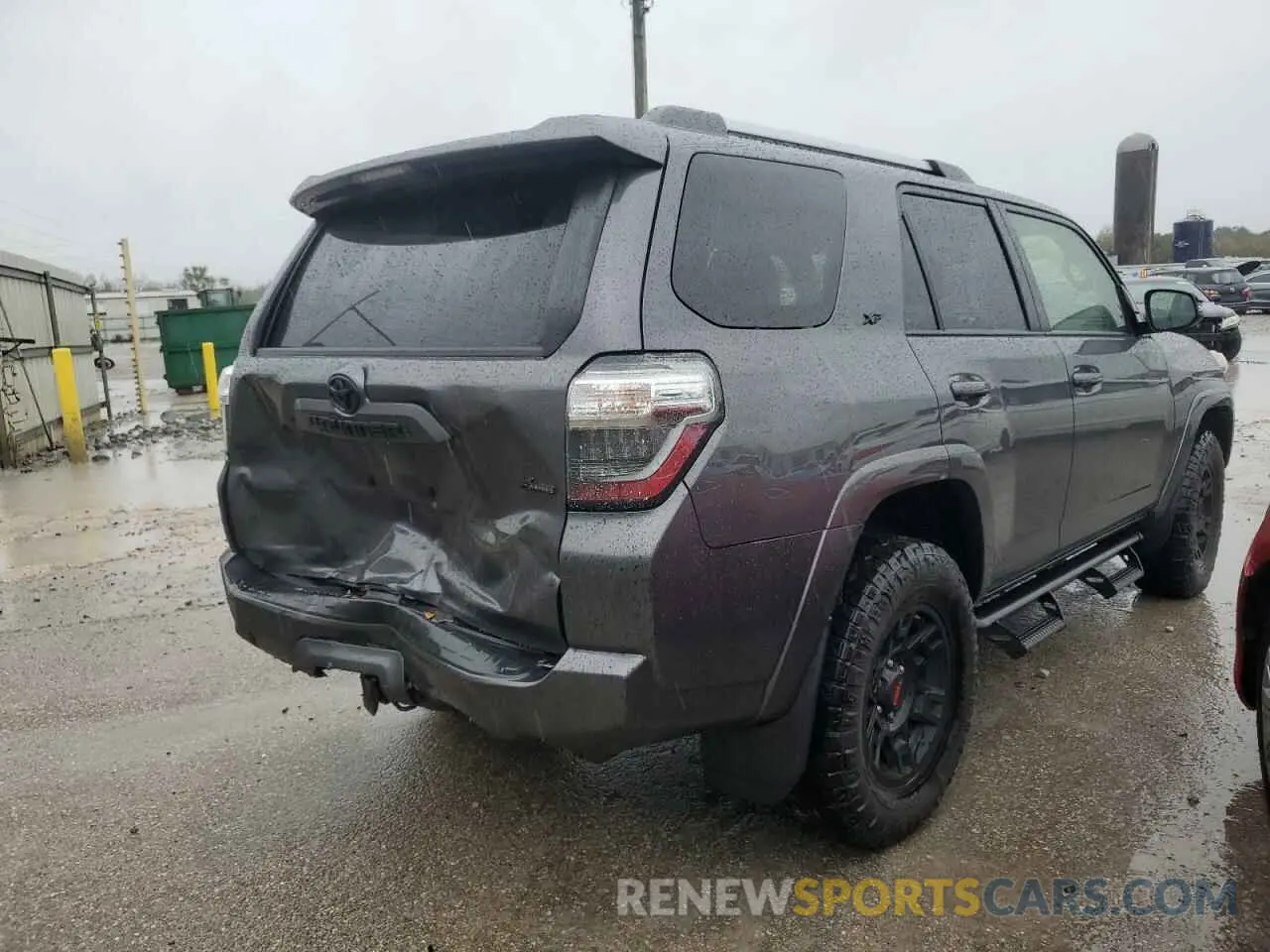 3 fotografías del automóvil dañado JTENU5JR5P6116270 TOYOTA 4RUNNER SE 2023