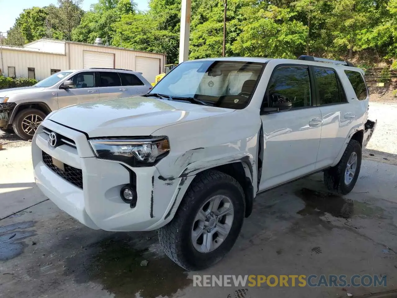 1 fotografías del automóvil dañado JTENU5JR7P6103309 TOYOTA 4RUNNER SE 2023