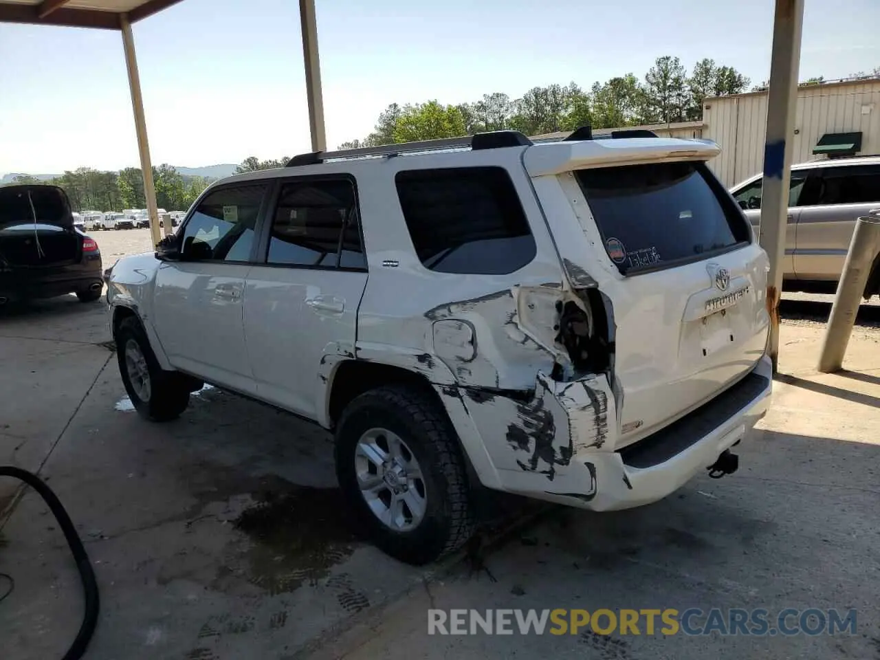 2 fotografías del automóvil dañado JTENU5JR7P6103309 TOYOTA 4RUNNER SE 2023