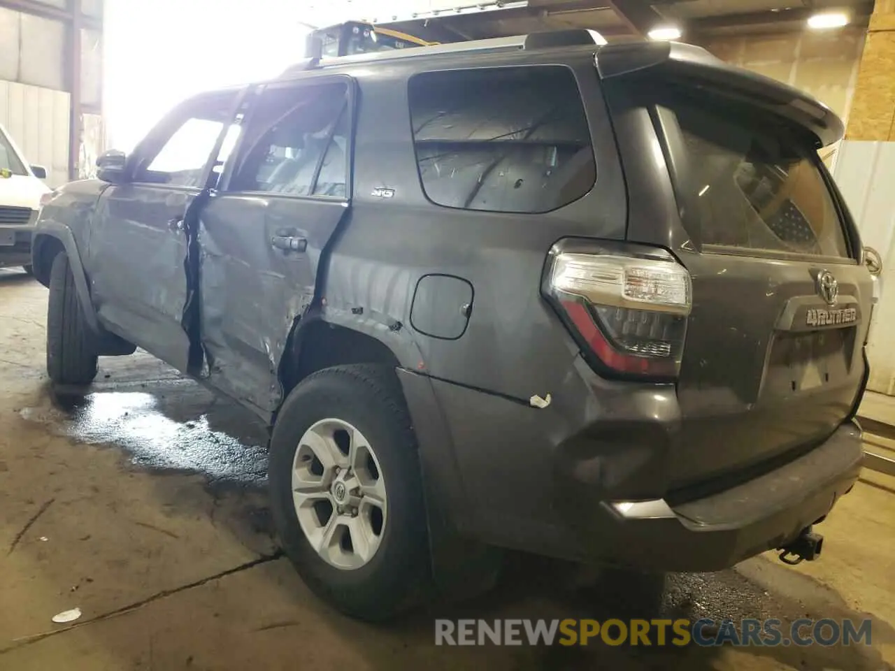 2 fotografías del automóvil dañado JTENU5JR9P6172664 TOYOTA 4RUNNER SE 2023