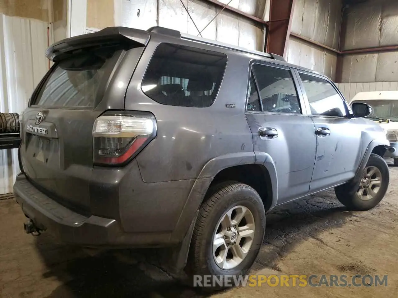 3 fotografías del automóvil dañado JTENU5JR9P6172664 TOYOTA 4RUNNER SE 2023
