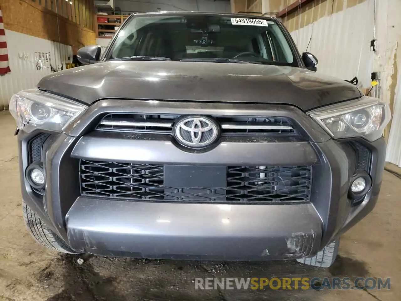 5 fotografías del automóvil dañado JTENU5JR9P6172664 TOYOTA 4RUNNER SE 2023