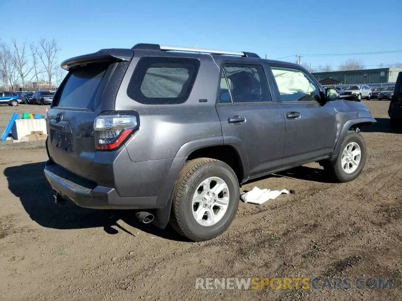 3 fotografías del automóvil dañado JTENU5JRXP6127944 TOYOTA 4RUNNER SE 2023