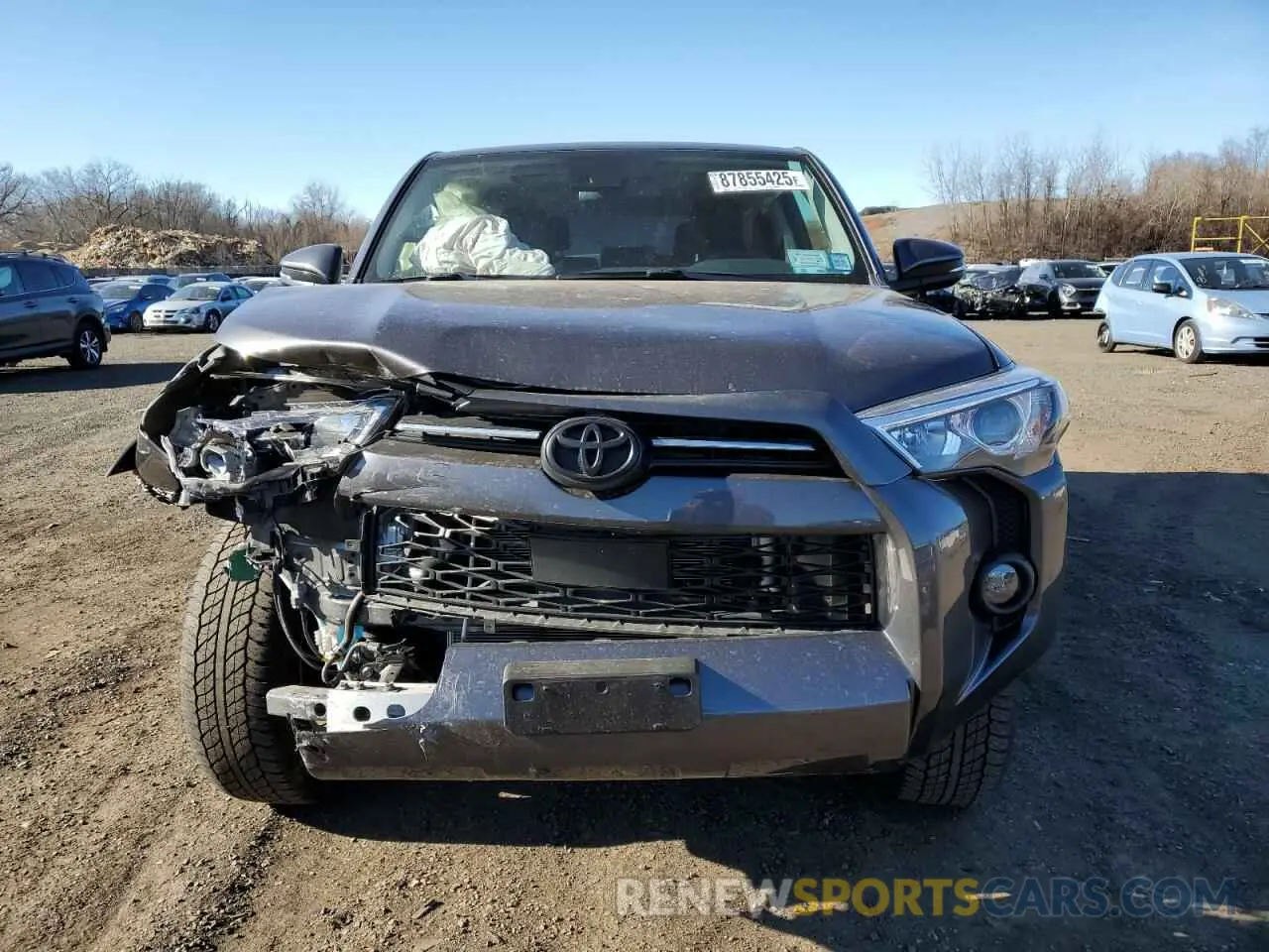 5 fotografías del automóvil dañado JTENU5JRXP6127944 TOYOTA 4RUNNER SE 2023