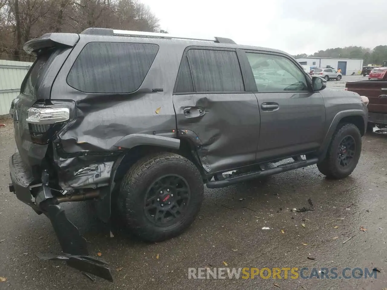 3 fotografías del automóvil dañado JTENU5JRXP6149636 TOYOTA 4RUNNER SE 2023