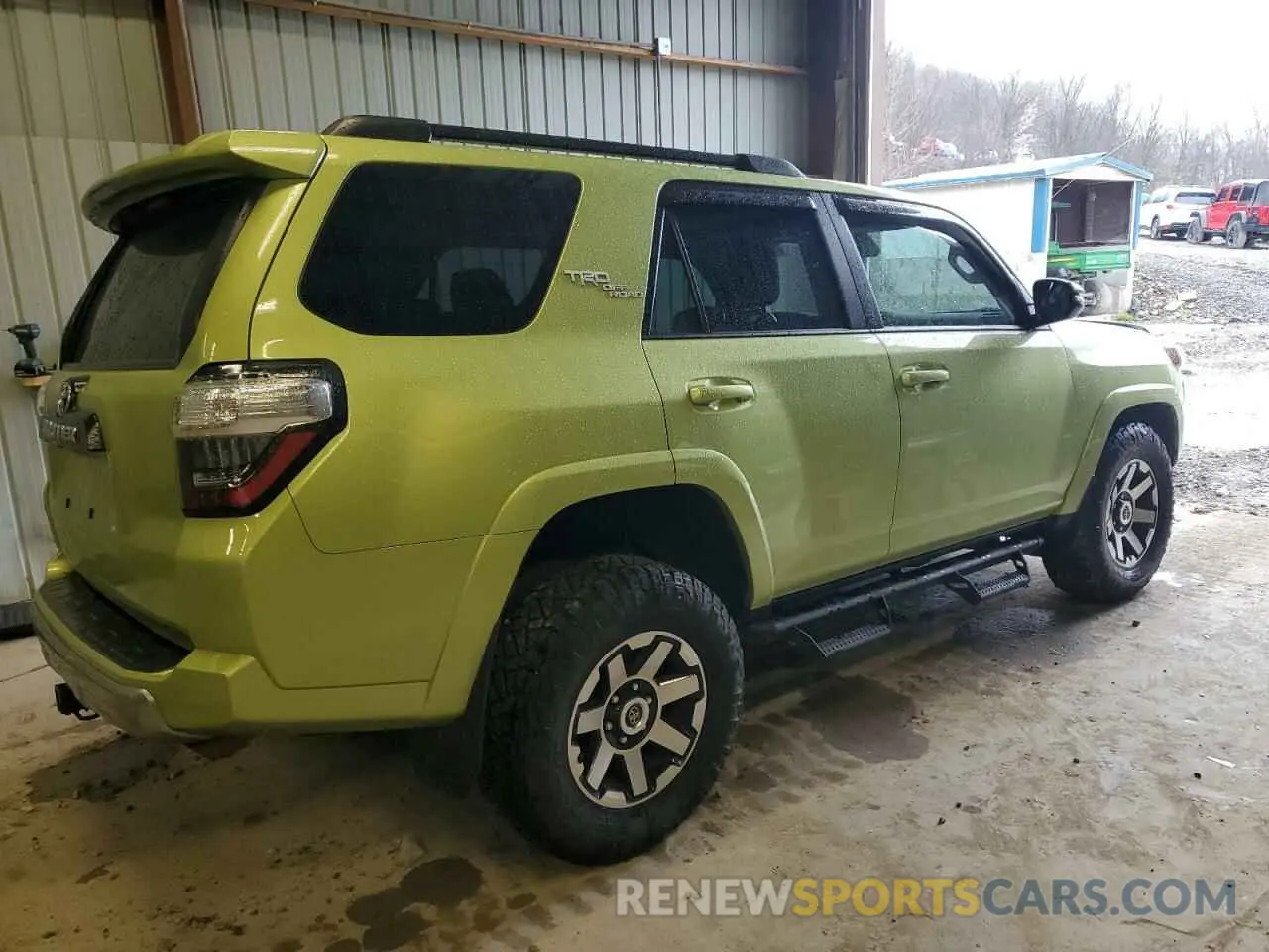 3 fotografías del automóvil dañado JTERU5JR1P6098738 TOYOTA 4RUNNER SE 2023