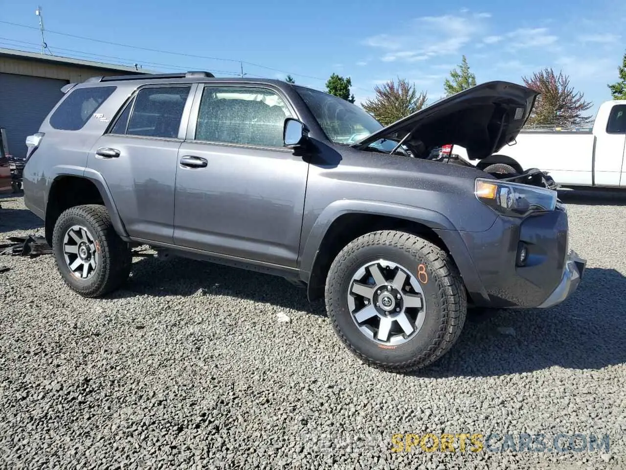 4 fotografías del automóvil dañado JTERU5JR2P6099395 TOYOTA 4RUNNER SE 2023