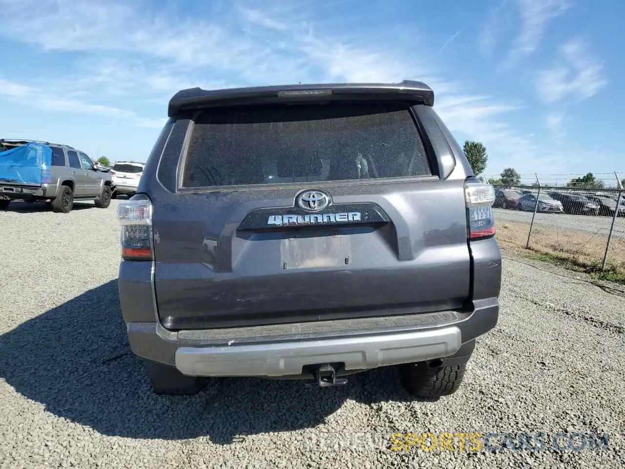 6 fotografías del automóvil dañado JTERU5JR2P6099395 TOYOTA 4RUNNER SE 2023