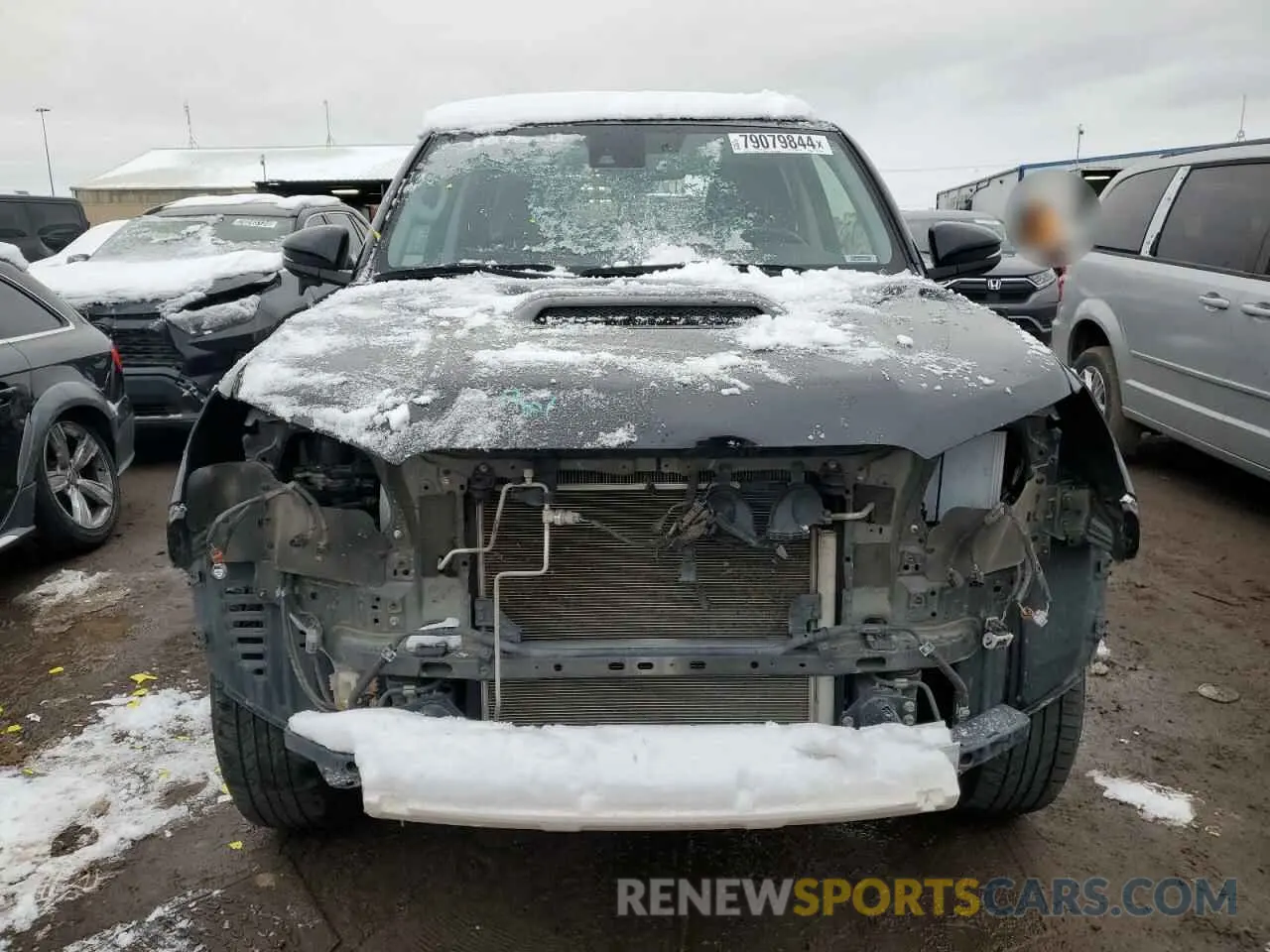 5 fotografías del automóvil dañado JTERU5JR4P6123986 TOYOTA 4RUNNER SE 2023