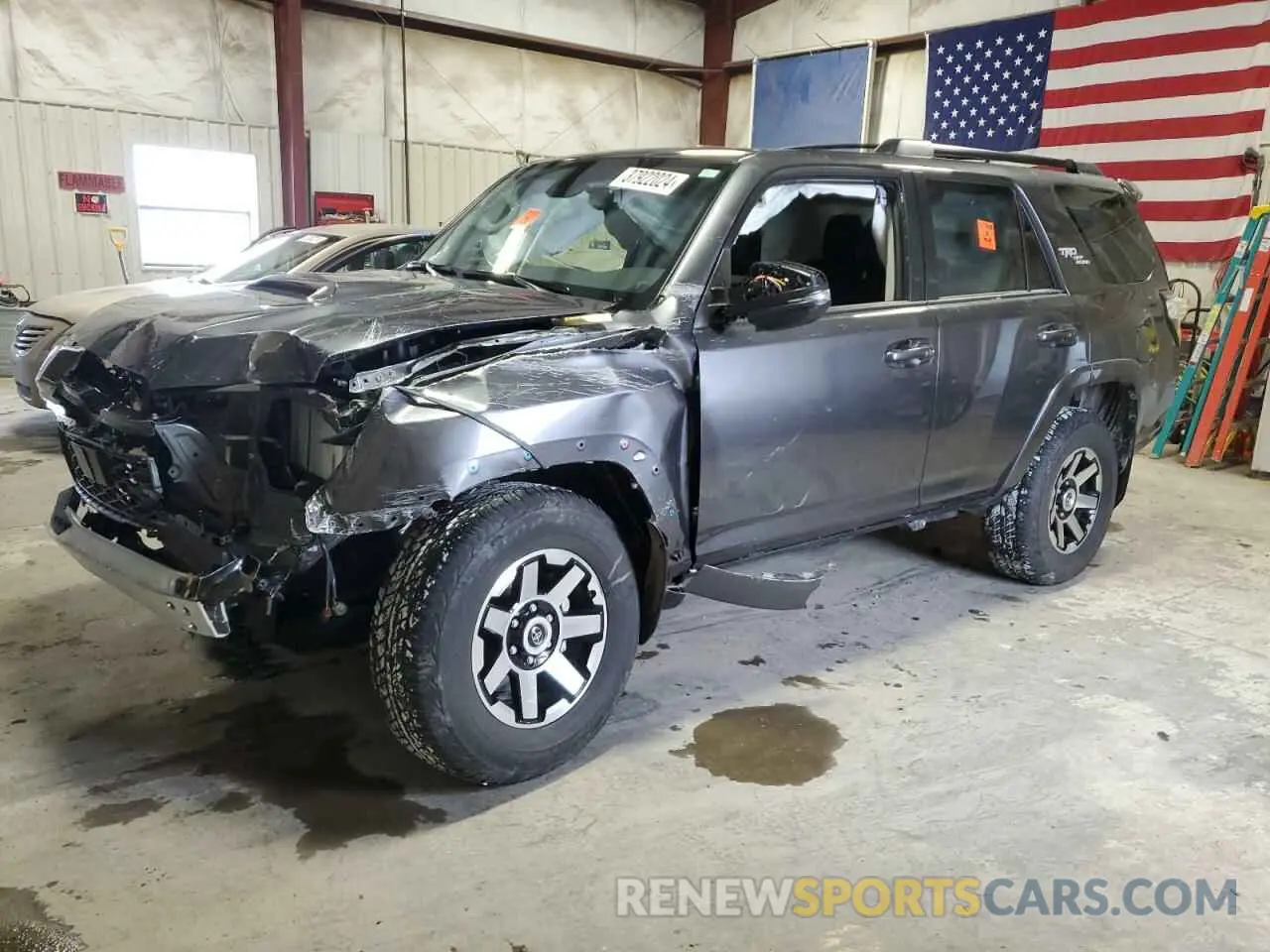 1 fotografías del automóvil dañado JTERU5JR4P6178244 TOYOTA 4RUNNER SE 2023