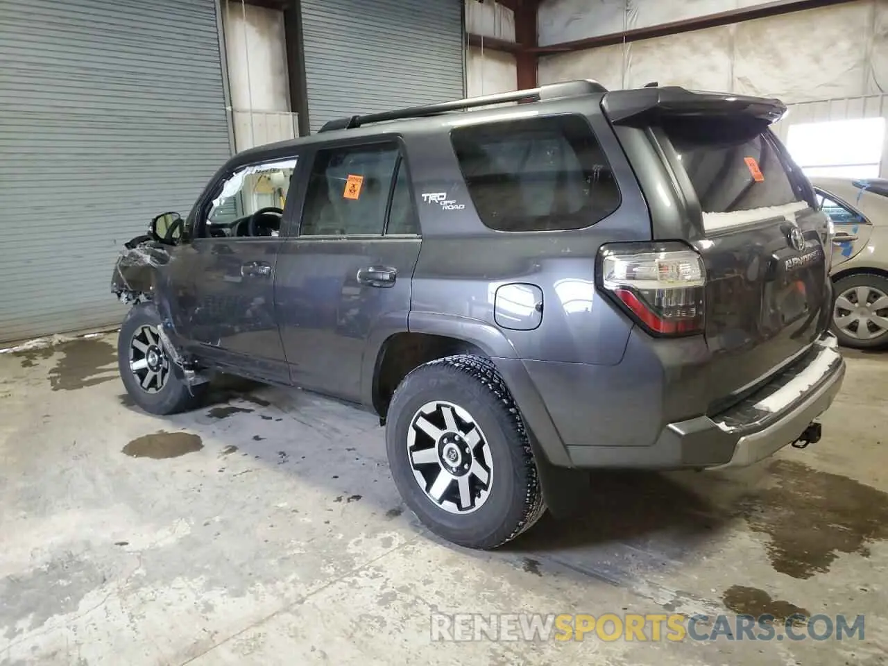2 fotografías del automóvil dañado JTERU5JR4P6178244 TOYOTA 4RUNNER SE 2023