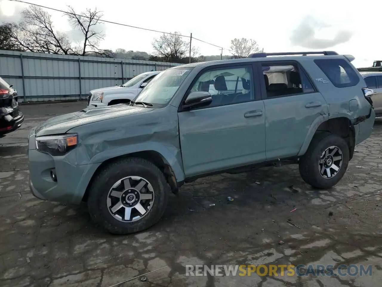 1 fotografías del automóvil dañado JTERU5JR5P6195991 TOYOTA 4RUNNER SE 2023