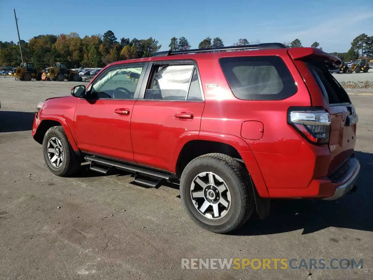 2 fotografías del automóvil dañado JTERU5JR7P6107457 TOYOTA 4RUNNER SE 2023