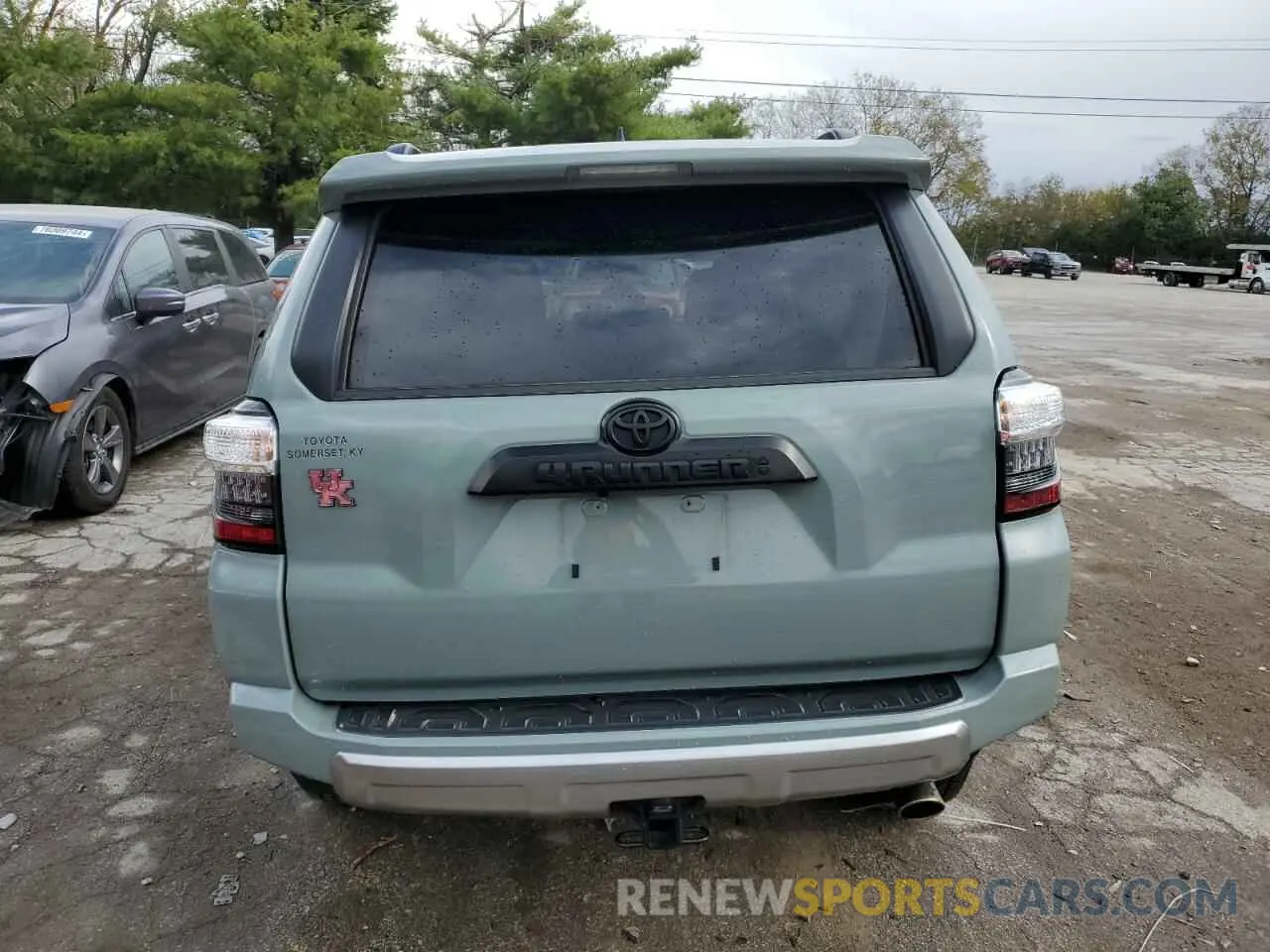 6 fotografías del automóvil dañado JTERU5JR7P6144055 TOYOTA 4RUNNER SE 2023