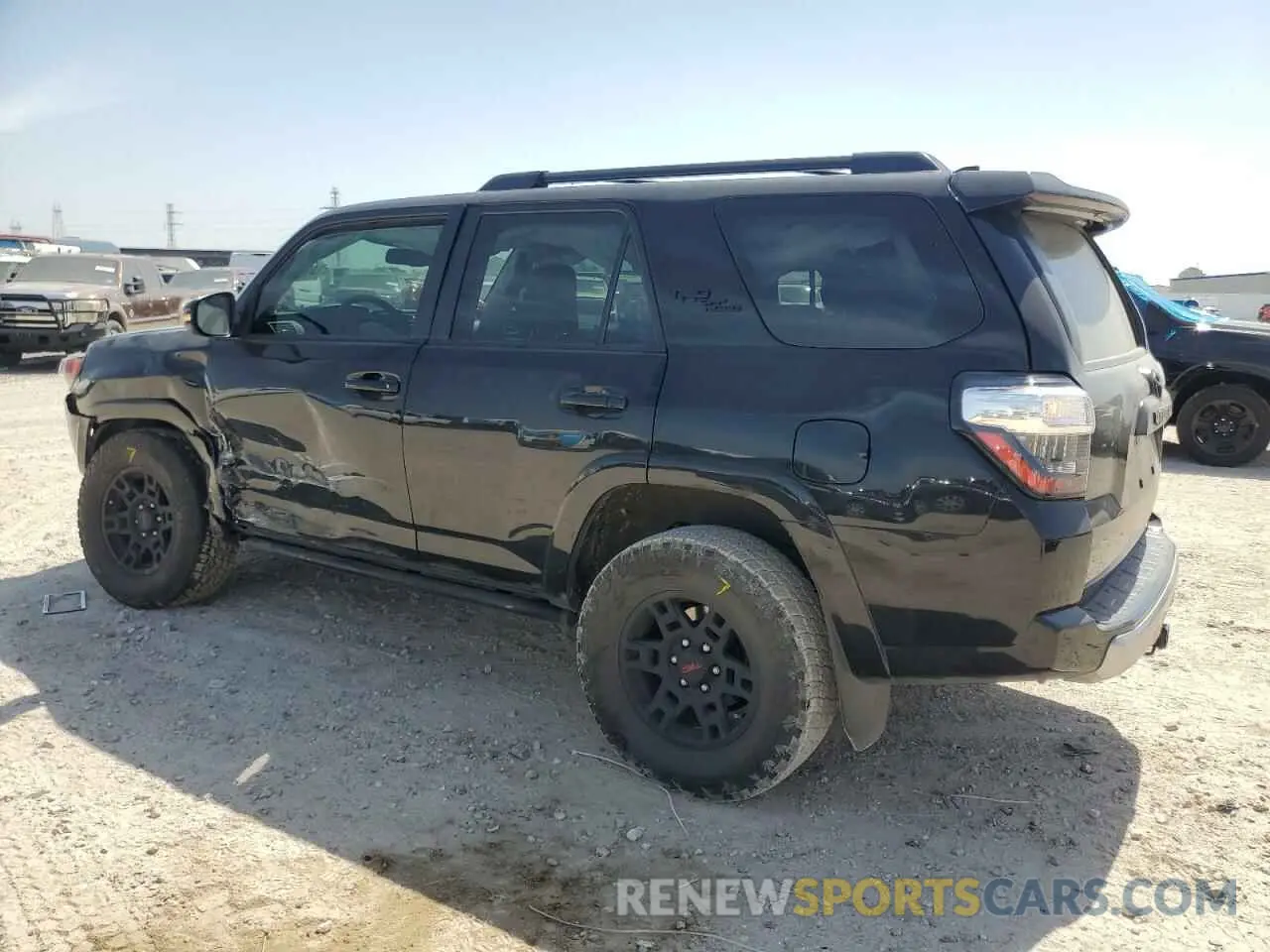 2 fotografías del automóvil dañado JTERU5JR8P6176996 TOYOTA 4RUNNER SE 2023