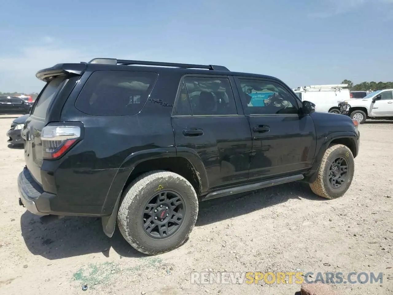 3 fotografías del automóvil dañado JTERU5JR8P6176996 TOYOTA 4RUNNER SE 2023