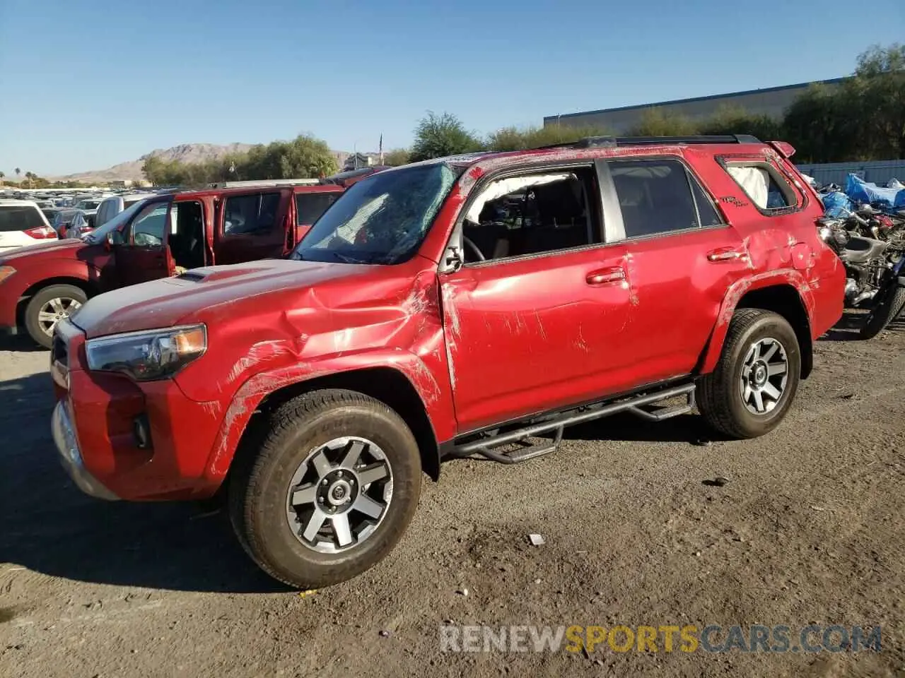 1 fotografías del automóvil dañado JTERU5JRXP6162033 TOYOTA 4RUNNER SE 2023