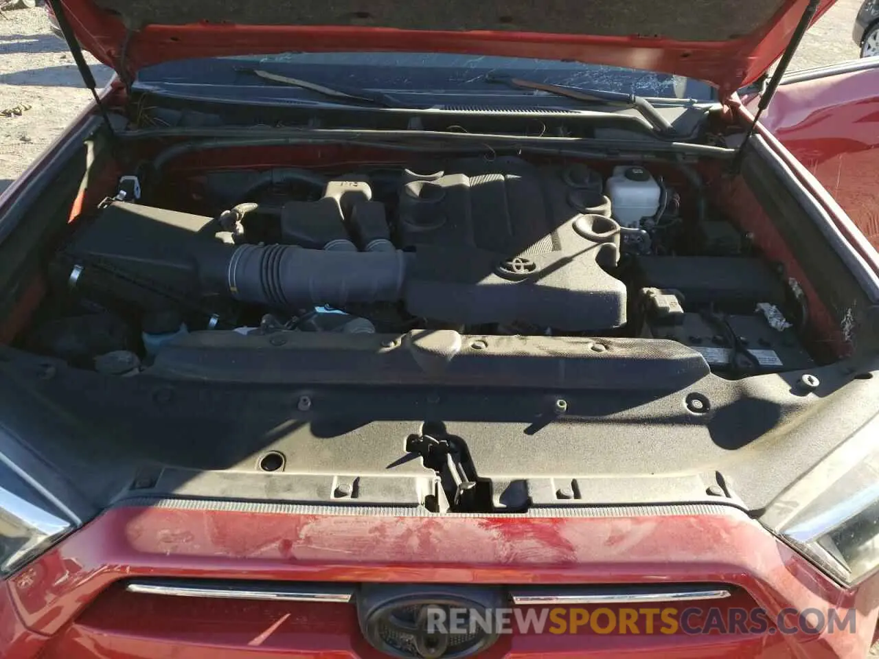 11 fotografías del automóvil dañado JTERU5JRXP6162033 TOYOTA 4RUNNER SE 2023
