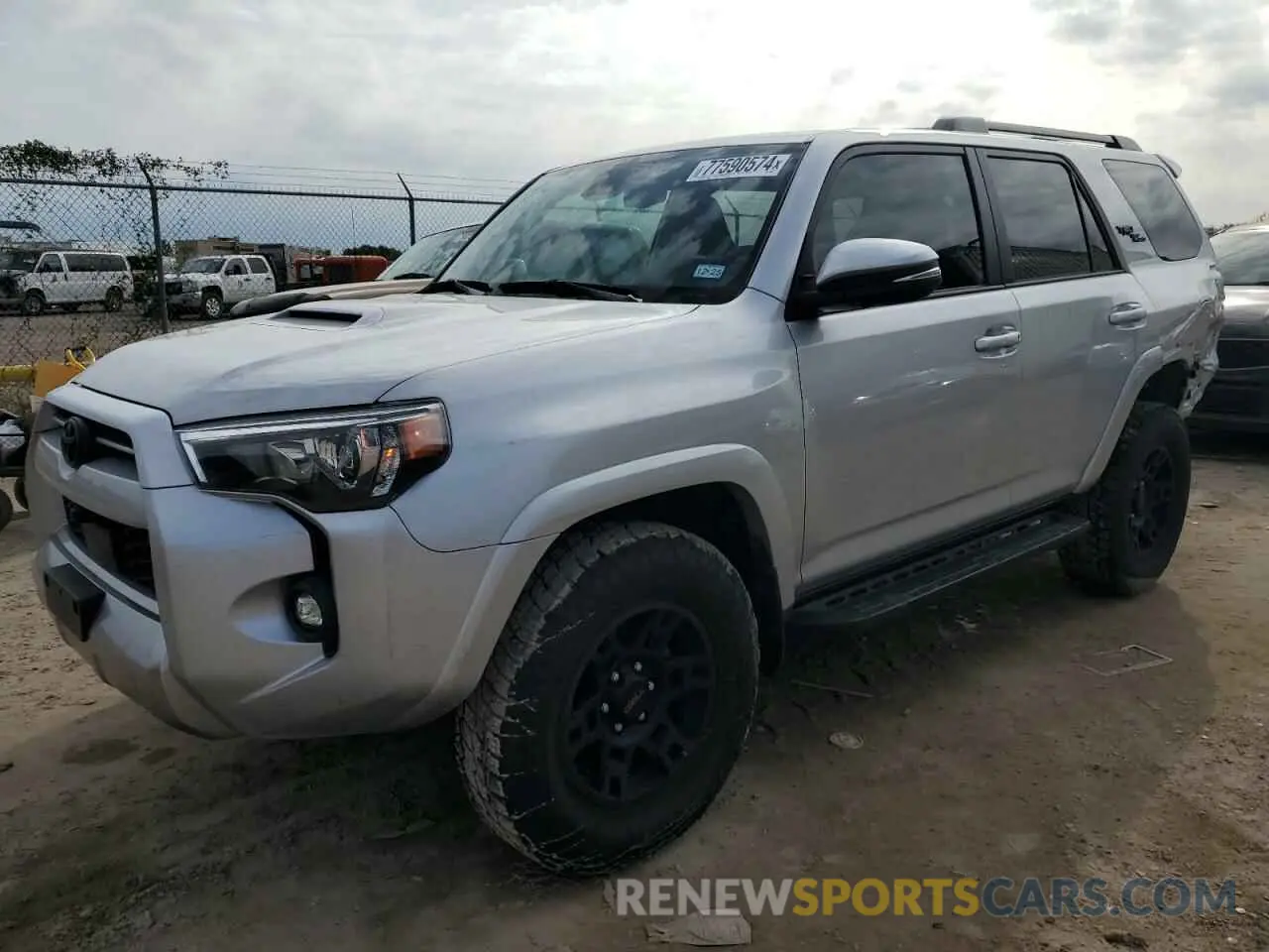 1 fotografías del automóvil dañado JTERU5JRXP6192410 TOYOTA 4RUNNER SE 2023