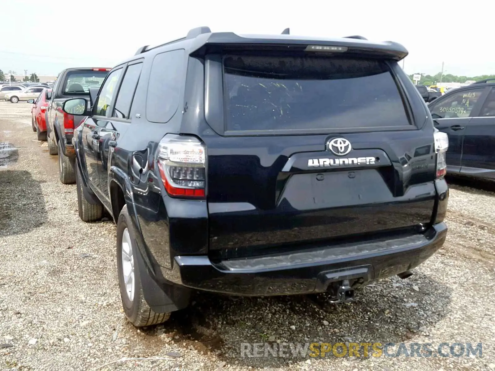 3 fotografías del automóvil dañado JTEBU5JR3K5611827 TOYOTA 4RUNNER SR 2019