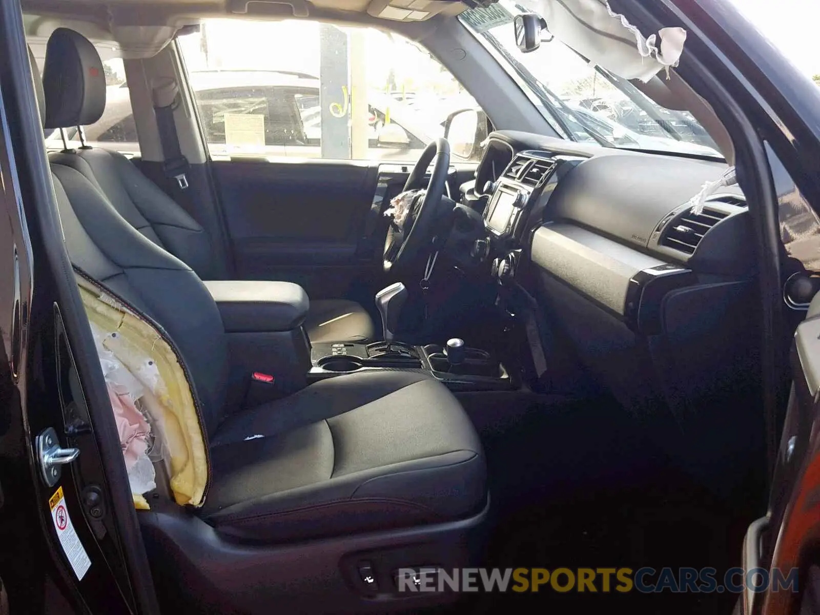 5 fotografías del automóvil dañado JTEBU5JR3K5629857 TOYOTA 4RUNNER SR 2019