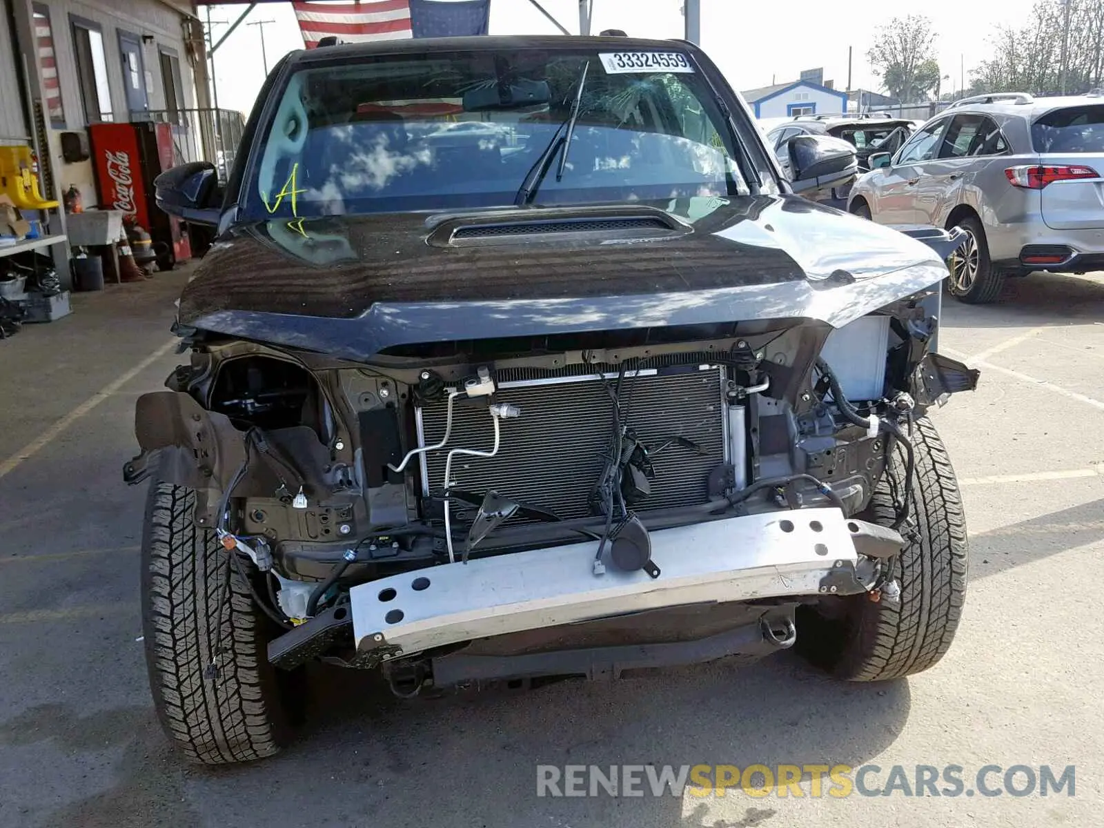 9 fotografías del automóvil dañado JTEBU5JR3K5629857 TOYOTA 4RUNNER SR 2019