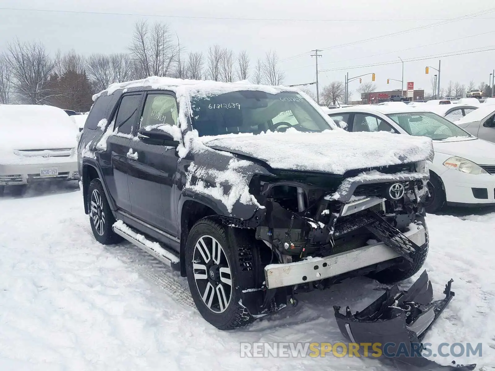 1 fotografías del automóvil dañado JTEBU5JR4K5726095 TOYOTA 4RUNNER SR 2019