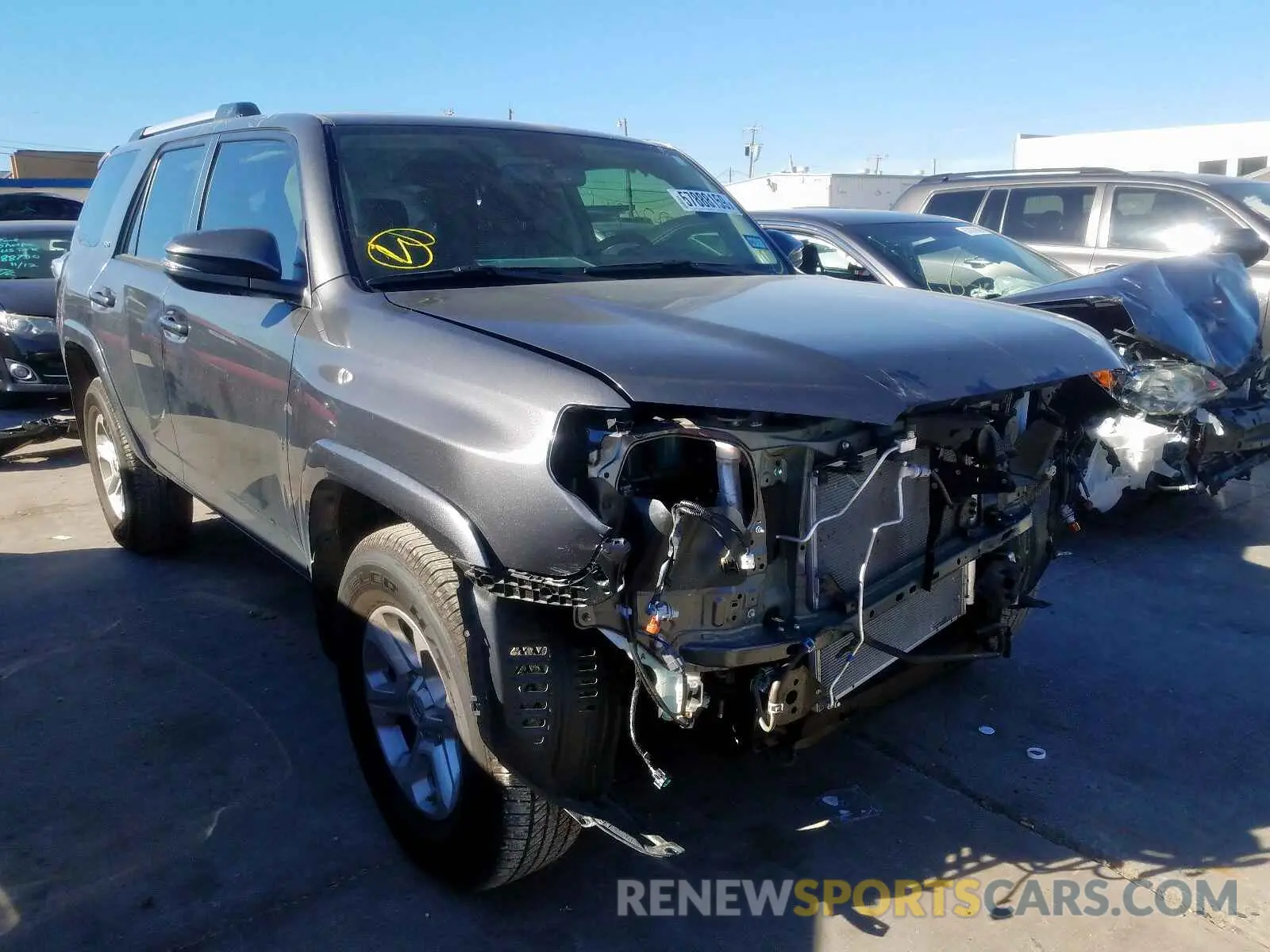 1 fotografías del automóvil dañado JTEZU5JR9K5209910 TOYOTA 4RUNNER SR 2019
