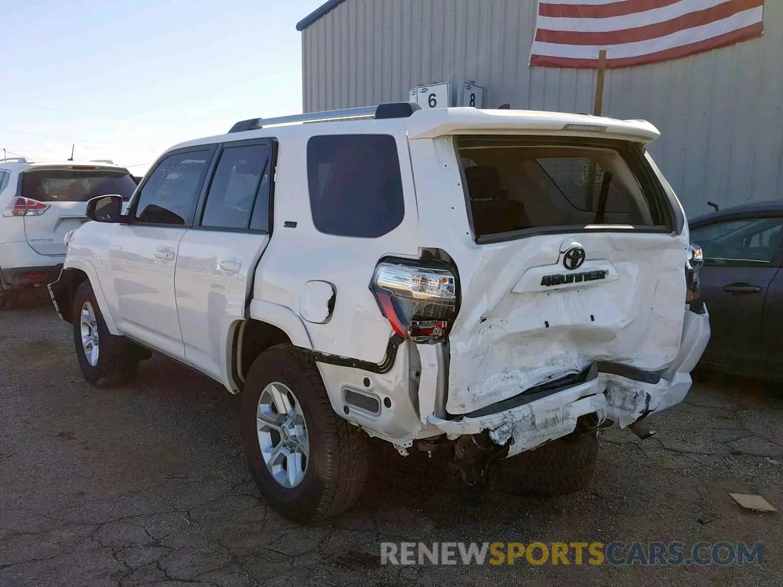 3 fotografías del automóvil dañado JTEZU5JRXK5194267 TOYOTA 4RUNNER SR 2019