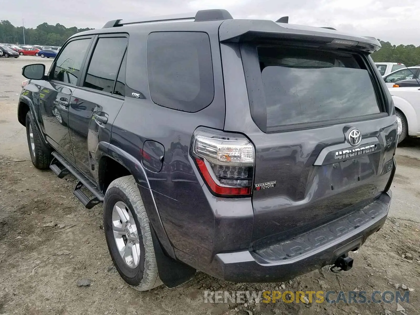3 fotografías del automóvil dañado JTEZU5JRXK5204747 TOYOTA 4RUNNER SR 2019