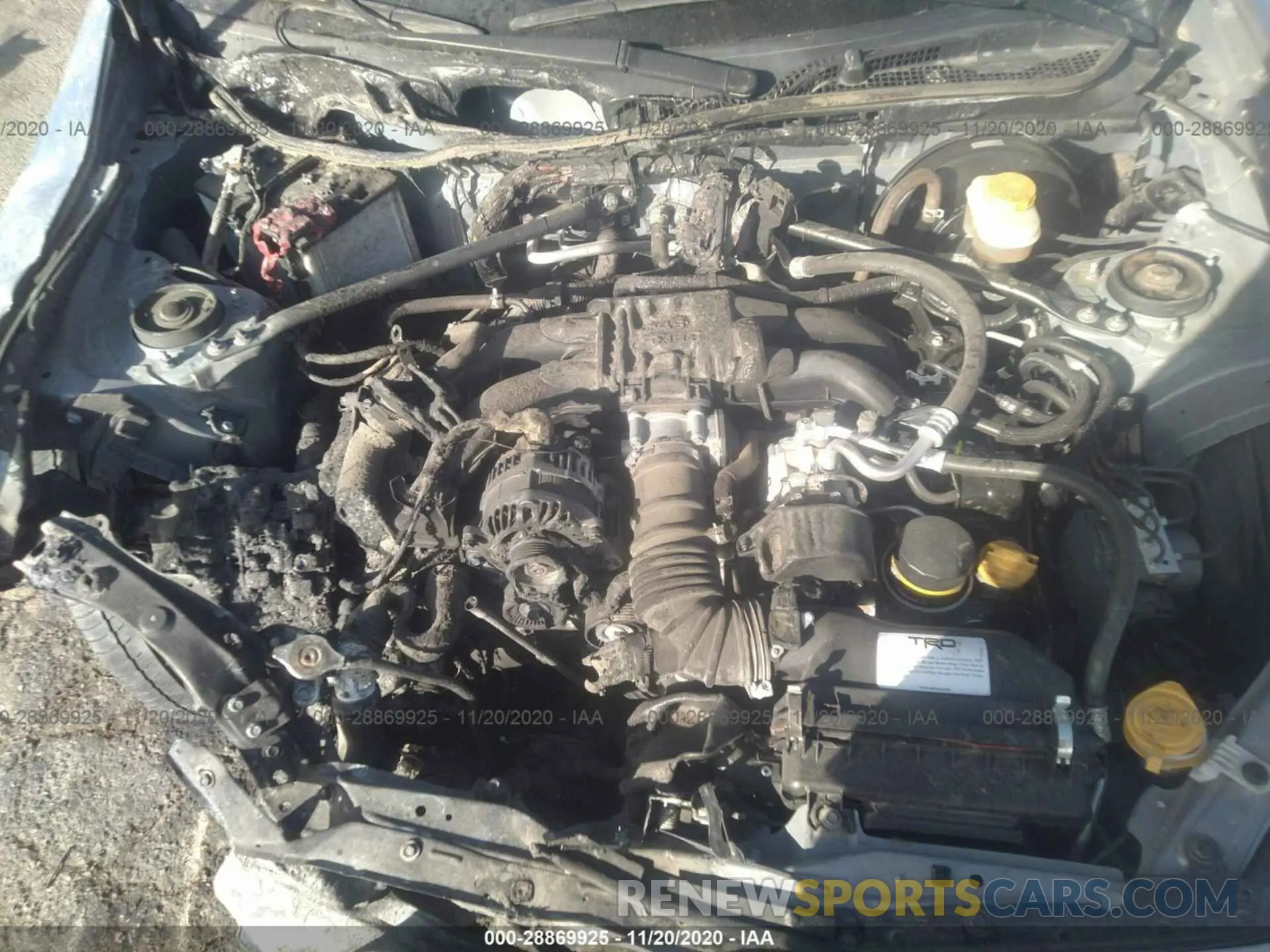 10 fotografías del automóvil dañado JF1ZNAA18K8700798 TOYOTA 86 2019