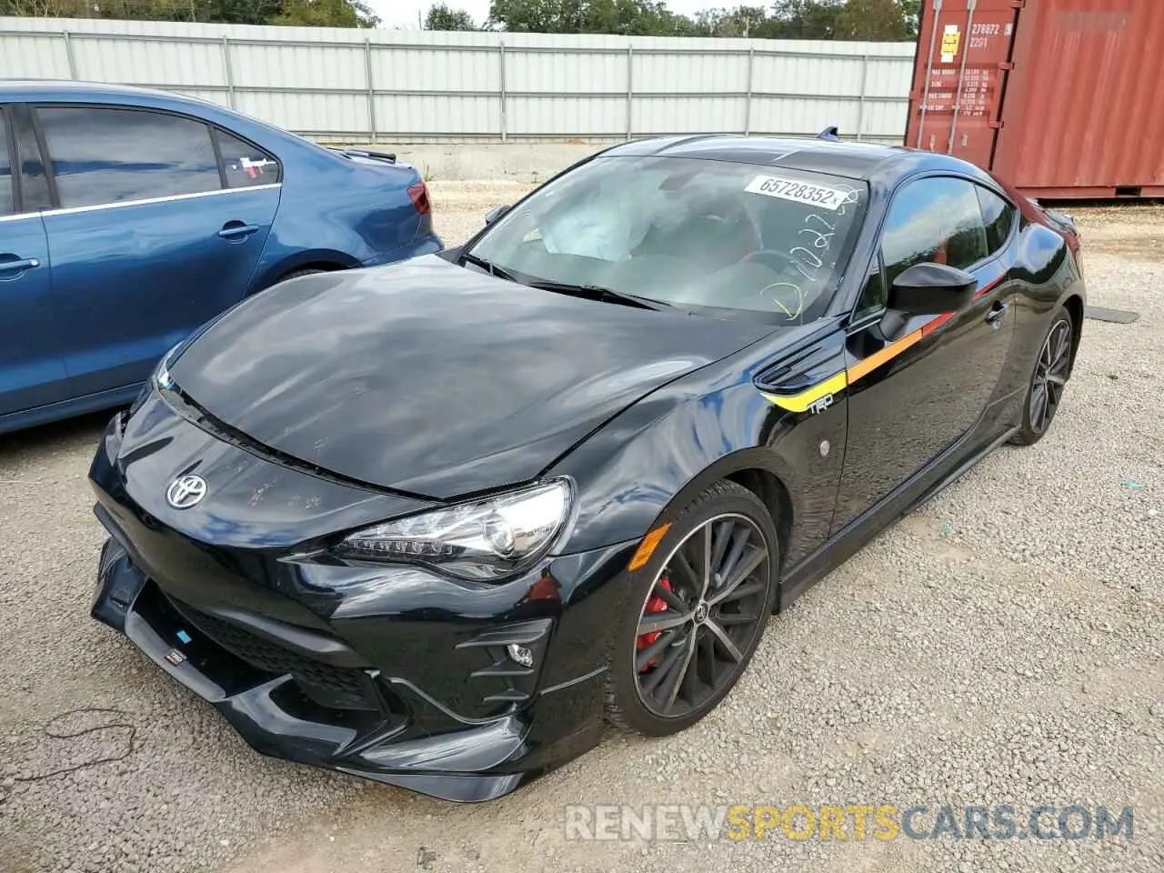 2 fotografías del automóvil dañado JF1ZNAE11K9702932 TOYOTA 86 2019