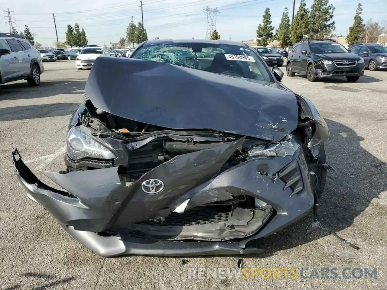 5 fotografías del automóvil dañado JF1ZNAA19L8752491 TOYOTA 86 2020