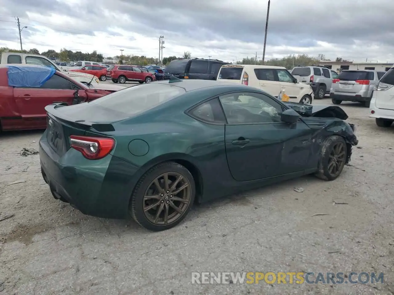 3 fotografías del automóvil dañado JF1ZNAE19L8750704 TOYOTA 86 2020