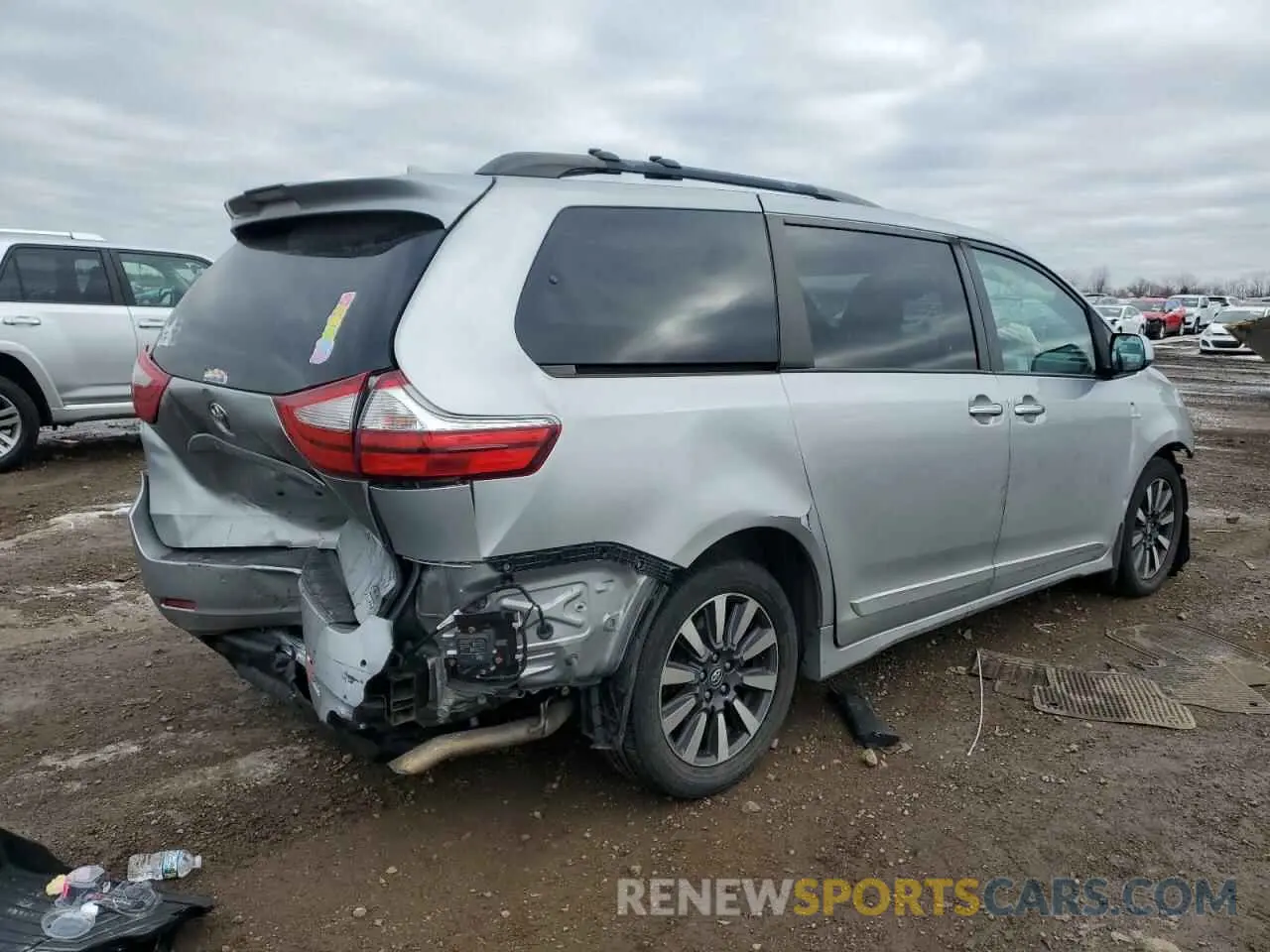 3 fotografías del automóvil dañado 5TDDZ3DCXKS210375 TOYOTA All Models 2019