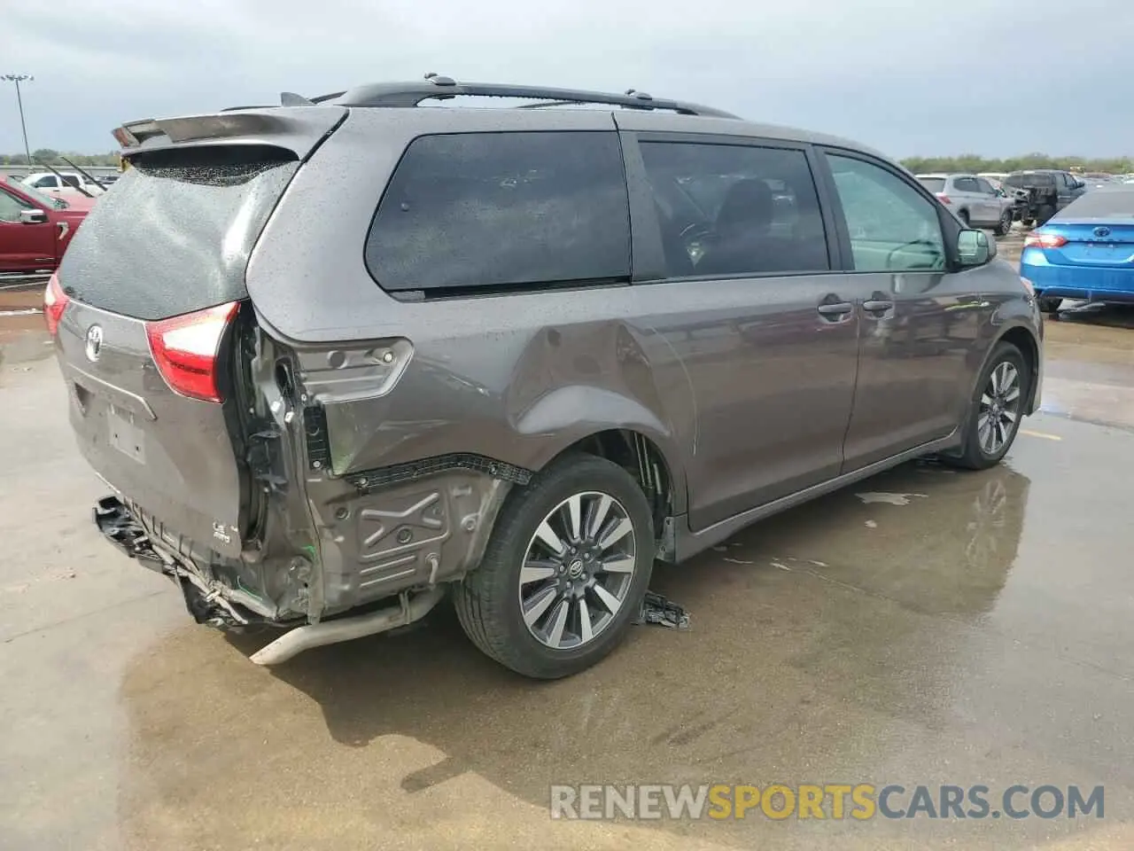 3 fotografías del automóvil dañado 5TDJZ3DC5KS218483 TOYOTA All Models 2019