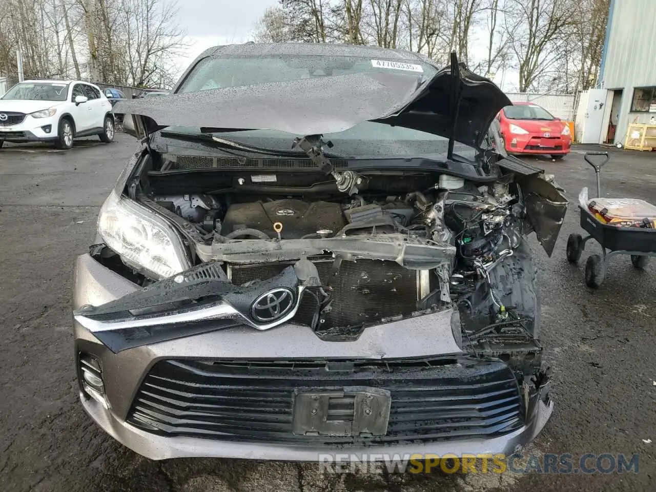 5 fotografías del automóvil dañado 5TDKZ3DC3KS003060 TOYOTA All Models 2019