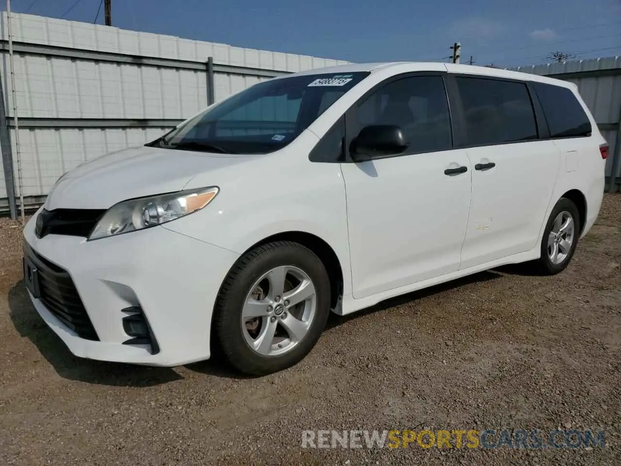 1 fotografías del automóvil dañado 5TDZZ3DC4KS008203 TOYOTA All Models 2019