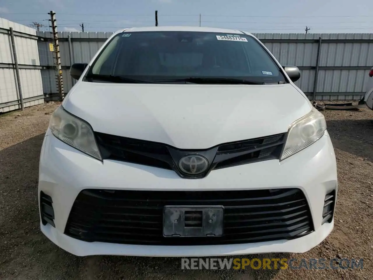 5 fotografías del automóvil dañado 5TDZZ3DC4KS008203 TOYOTA All Models 2019