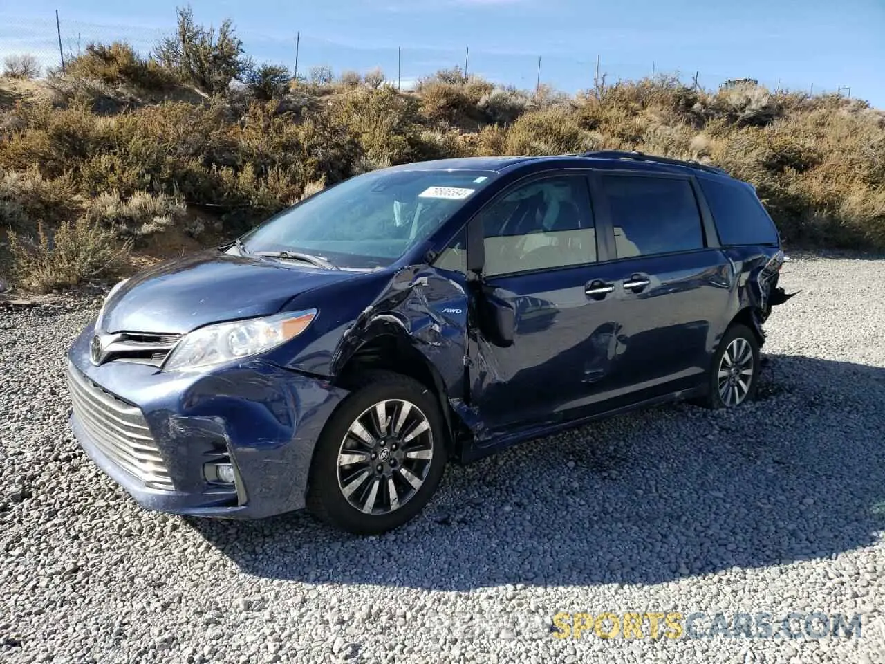 1 fotografías del automóvil dañado 5TDDZ3DC4LS244037 TOYOTA All Models 2020