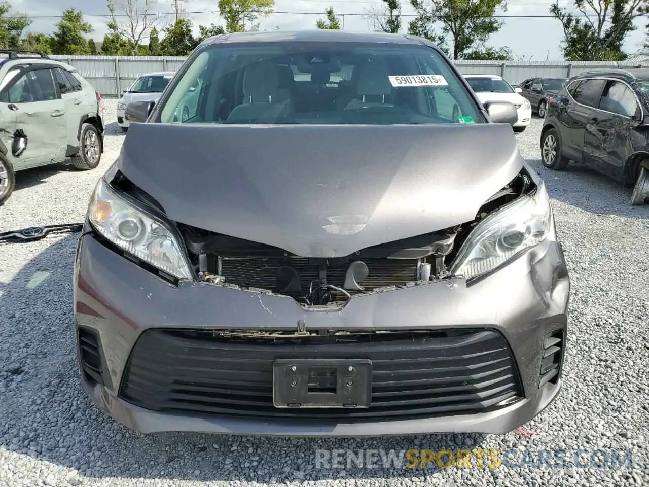 5 fotografías del automóvil dañado 5TDJZ3DC5LS241702 TOYOTA All Models 2020