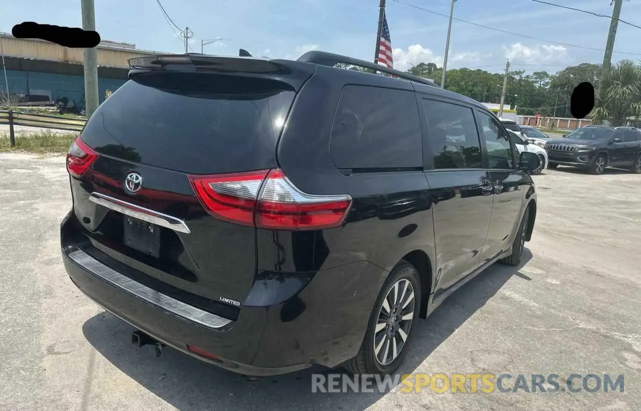 4 fotografías del automóvil dañado 5TDYZ3DC2LS040872 TOYOTA All Models 2020