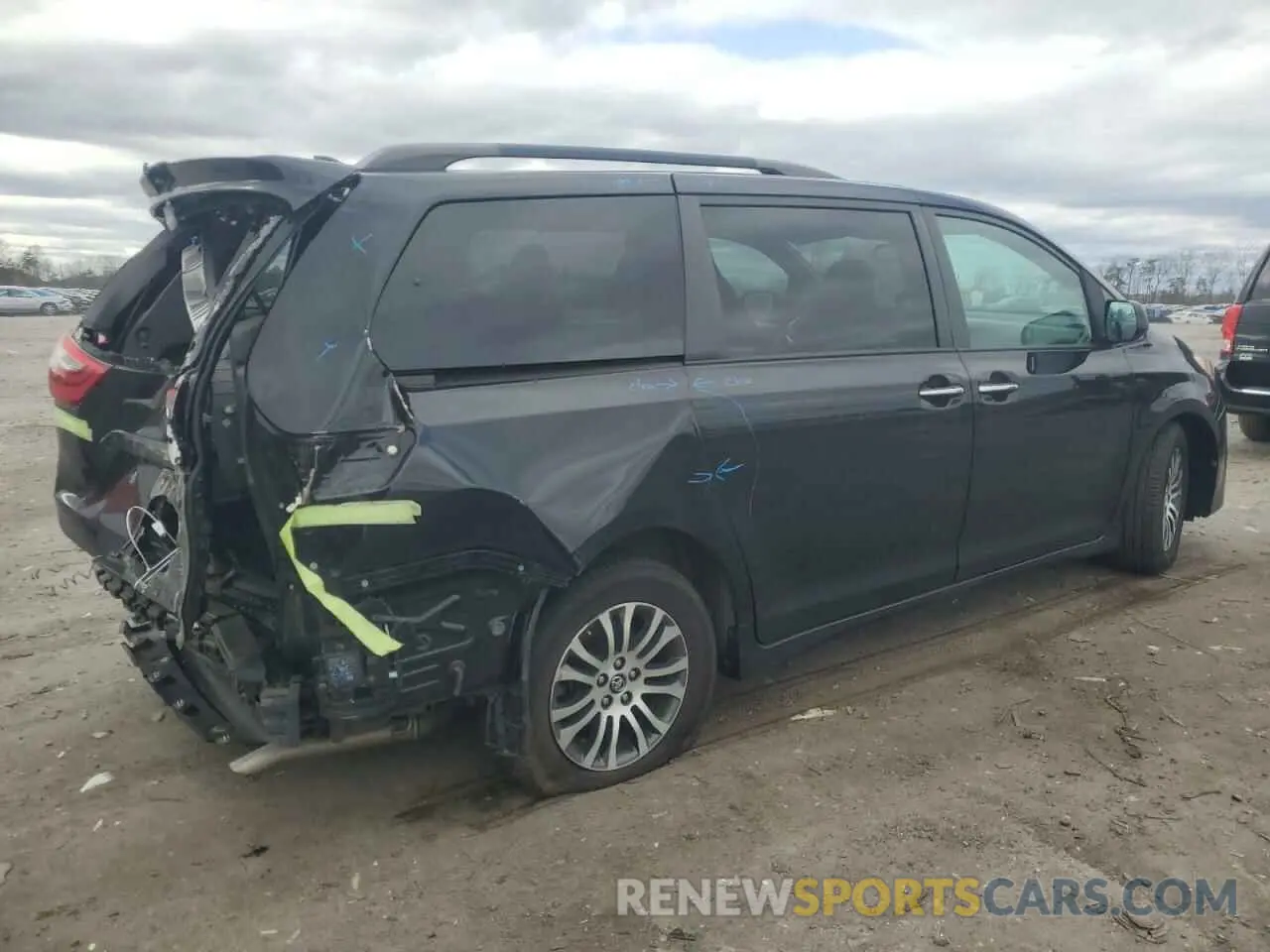 3 fotografías del automóvil dañado 5TDYZ3DC7LS033996 TOYOTA All Models 2020